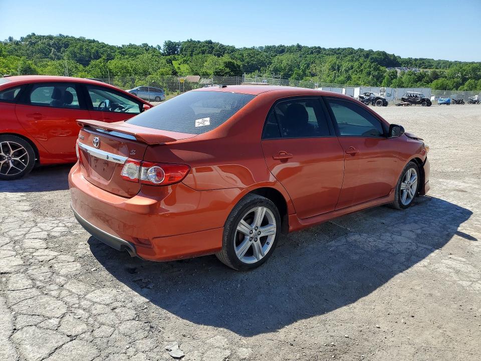 2013 Toyota Corolla VIN 2T1BU4EE2DC075965 COPART salvage auction — FRONT END, Pa - Certificate Of Salvage, sold $3,300 on 2026-07-02 (photo 3)