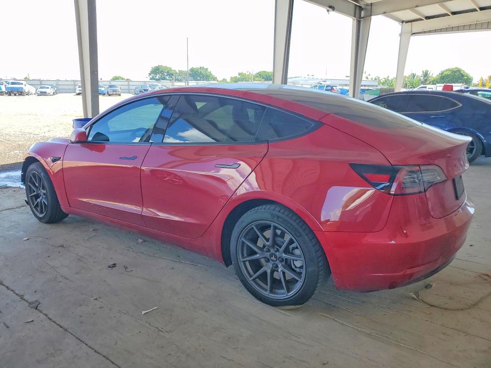 2021 Tesla Model 3 VIN 5YJ3E1EAXMF097060 COPART salvage auction — FRONT END, Fl - Cert Of Title Slvg Rebuildable, sold $5,800 on 2026-07-08 (photo 2)