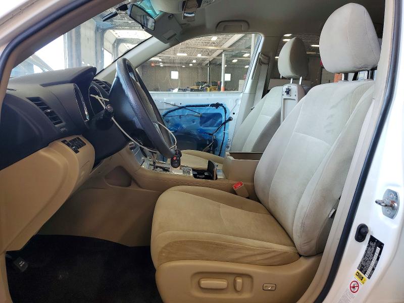 2013 Toyota Highlander VIN 5TDBK3EH7DS183452 COPART salvage auction — FRONT END, Mn - Cert Of Title-Salvage, sold $3,100 on 2026-07-16 (photo 7)