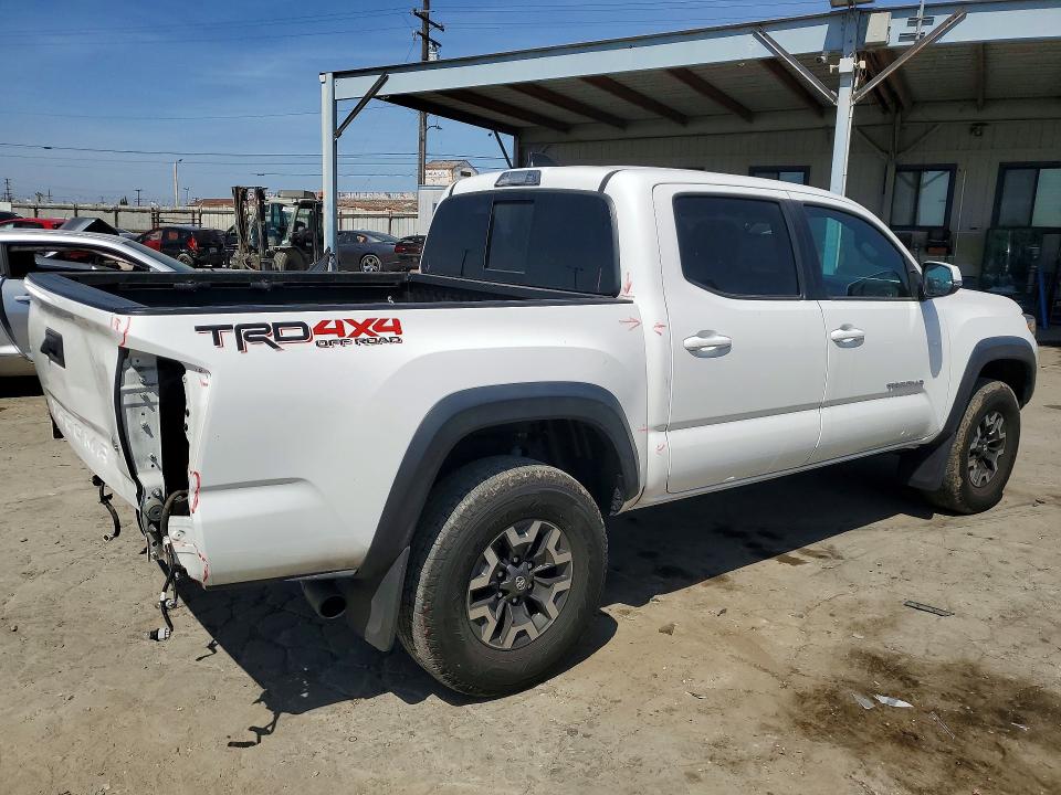 2021 Toyota Tacoma VIN 3TMCZ5AN1MM387431 COPART salvage auction — REAR END, Ca - Salvage Certificate, sold $20,400 on 2026-07-02 (photo 3)