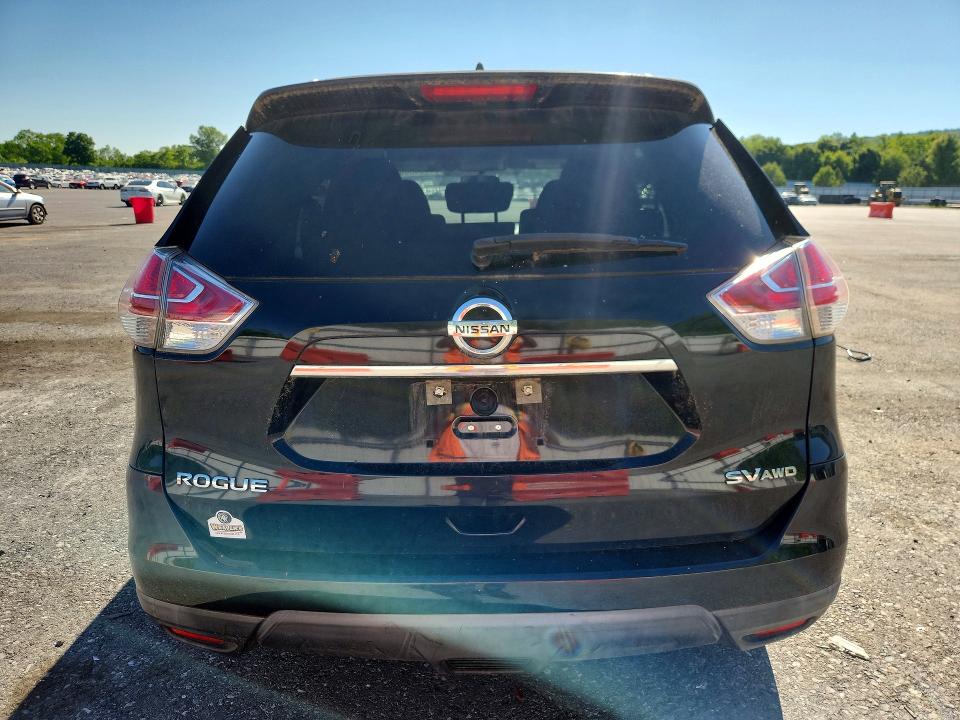 2016 Nissan Rogue VIN KNMAT2MV6GP692585 COPART salvage auction — SIDE, Pa - Certificate Of Salvage, sold $1,600 on 2026-07-07 (photo 6)