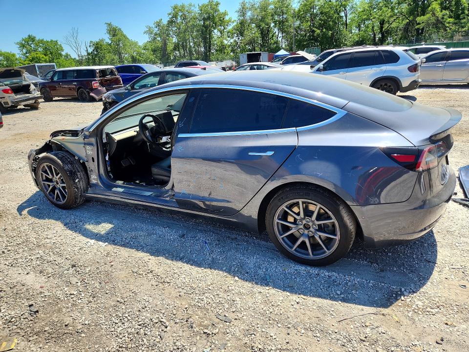 2020 Tesla Model 3 VIN 5YJ3E1EC2LF601603 COPART salvage auction — SIDE, Md - Cert Of Salvage > 75% Damage, sold $6,600 on 2026-07-07 (photo 2)