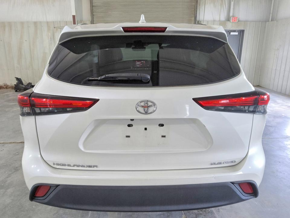 2020 Toyota Highlander VIN 5TDGZRBH0LS502245 COPART salvage auction — FRONT END, AZ - CERTIFICATE OF TITLE, sold $4,800 on 2026-07-23 (photo 6)