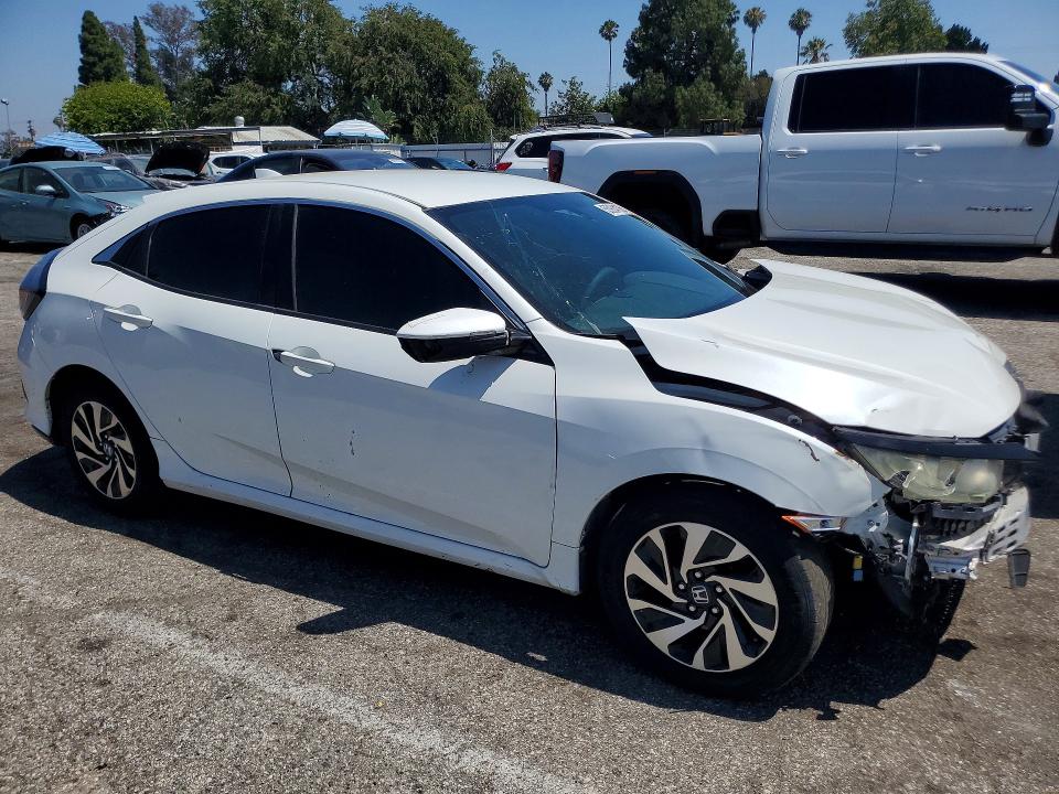 2017 Honda Civic VIN SHHFK7H2XHU414675 COPART salvage auction — FRONT END, Ca - Dis/Dlr/Exp Clean W/Salv Hist, sold $2,600 on 2026-07-24 (photo 4)