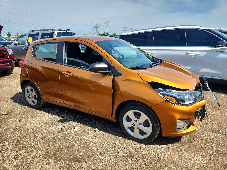 2020 Chevrolet VIN KL8CB6SA0LC465003 COPART salvage auction — FRONT END, Il - Salvage Certificate, sold $250 on 2026-07-30 (photo 4)
