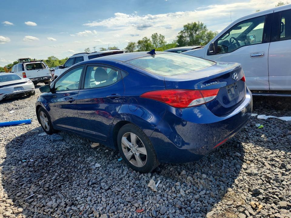 2013 Hyundai VIN KMHDH4AE5DU491252 COPART salvage auction — FRONT END, Il - Salvage Certificate, sold $725 on 2026-07-27 (photo 2)