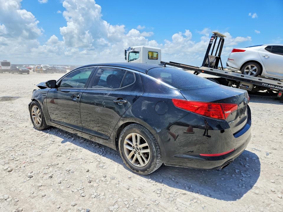 2011 Kia Optima VIN KNAGM4A7XB5123216 COPART salvage auction — FRONT END, TX - SALVAGE VEHICLE TITLE (P), sold $550 on 2026-07-09 (photo 2)
