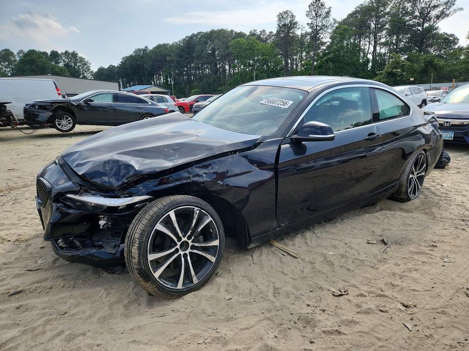 2020 BMW 2er VIN WBA2J1C01L7F61357 COPART salvage auction — FRONT END, Md - Cert Of Salvage > 75% Damage, sold $1,200 on 2026-08-18 (photo 1)