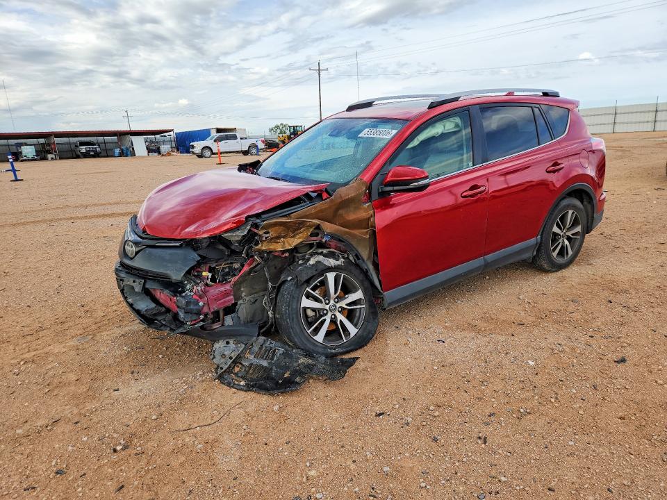 2017 Toyota Rav 4 VIN JTMWFREV1HJ131767 COPART salvage auction — FRONT END, Tx - Salvage Vehicle Title, sold $2,100 on 2026-07-15 (photo 1)