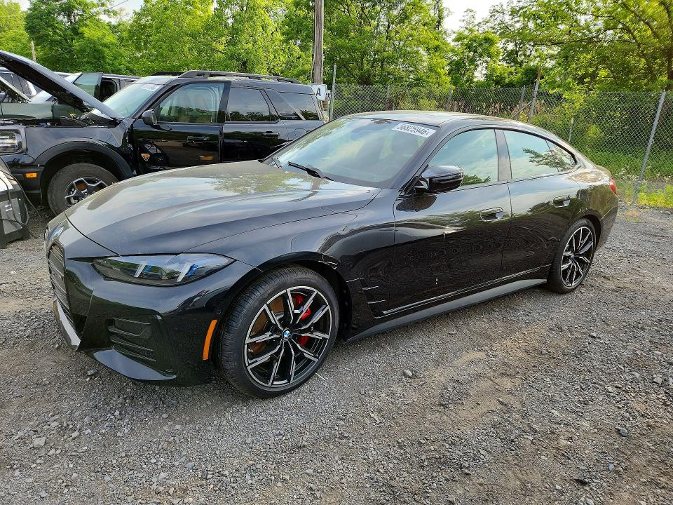 2025 BMW I4 VIN WBY33HD04SFT93383 COPART salvage auction — WATER/FLOOD, Nj - Cert Of Title-Salvage Flood, sold $17,100 on 2026-07-14 (photo 1)