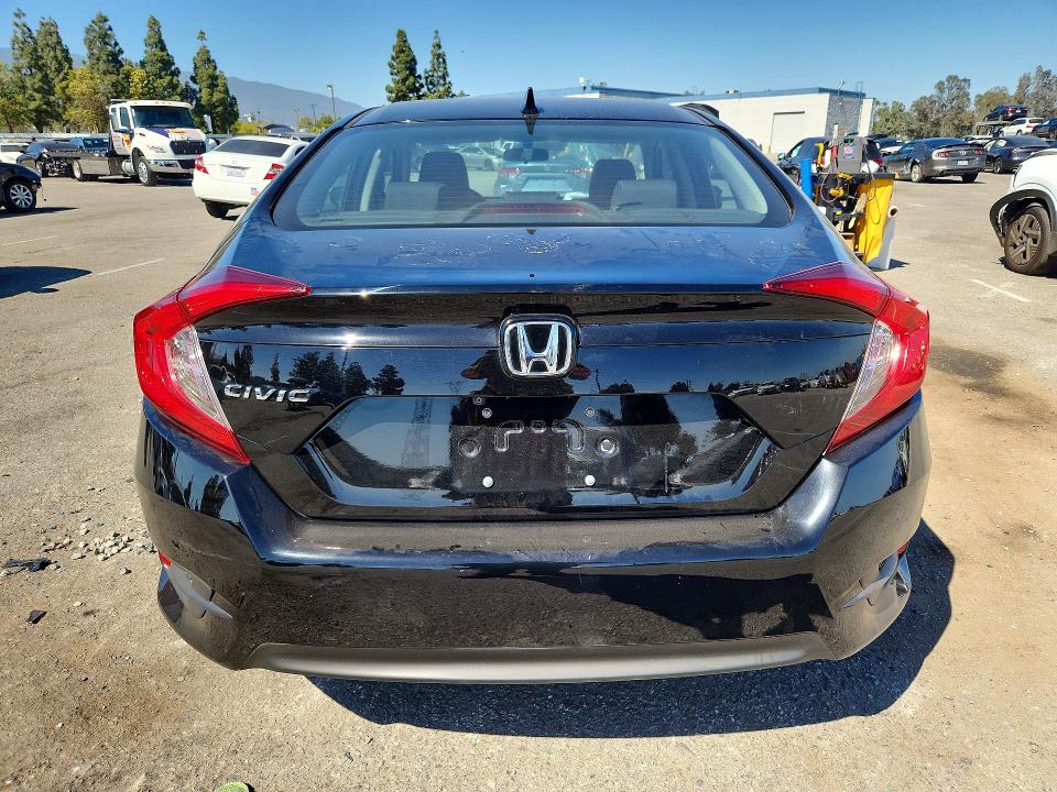 2018 Honda Civic VIN 2HGFC2F76JH508182 COPART salvage auction — FRONT END, Ca - Salvage Certificate, sold $5,200 on 2026-07-02 (photo 6)