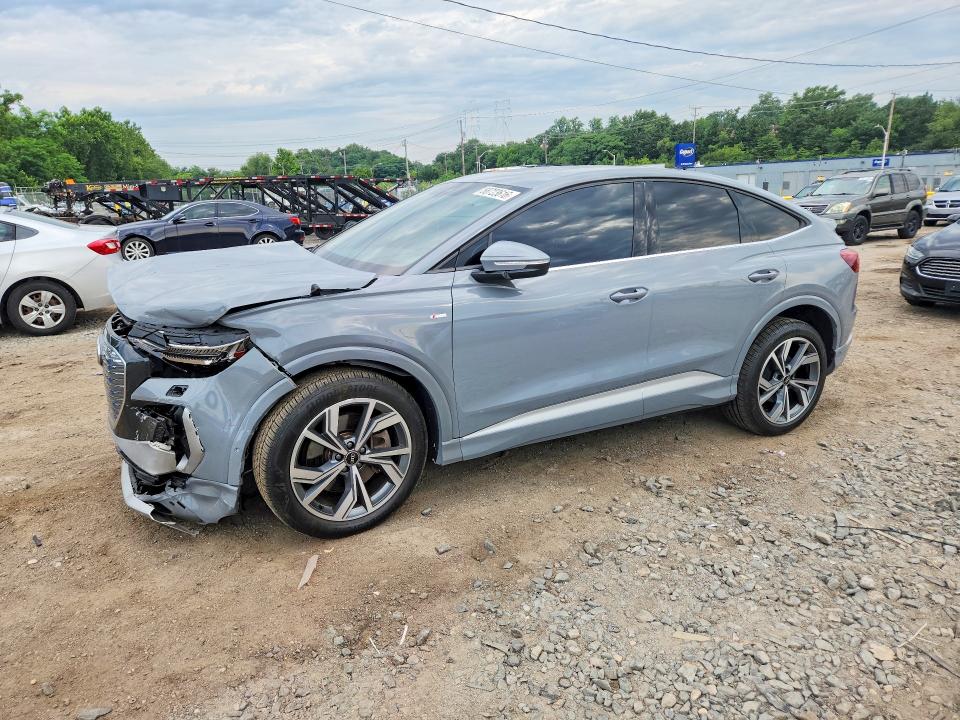 2023 Audi Q4 e-tron VIN WA142BFZ8PP025379 COPART salvage auction — FRONT END, Md - Cert Of Salvage > 75% Damage, sold $12,300 on 2026-07-07 (photo 1)