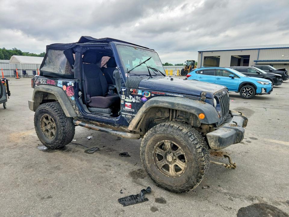 2013 Jeep Wrangler / VIN 1C4AJWAG4DL546028 COPART salvage auction — ROLLOVER, Me - Cert Of Title-Salvage Collisio, sold $1,550 on 2026-07-10 (photo 4)