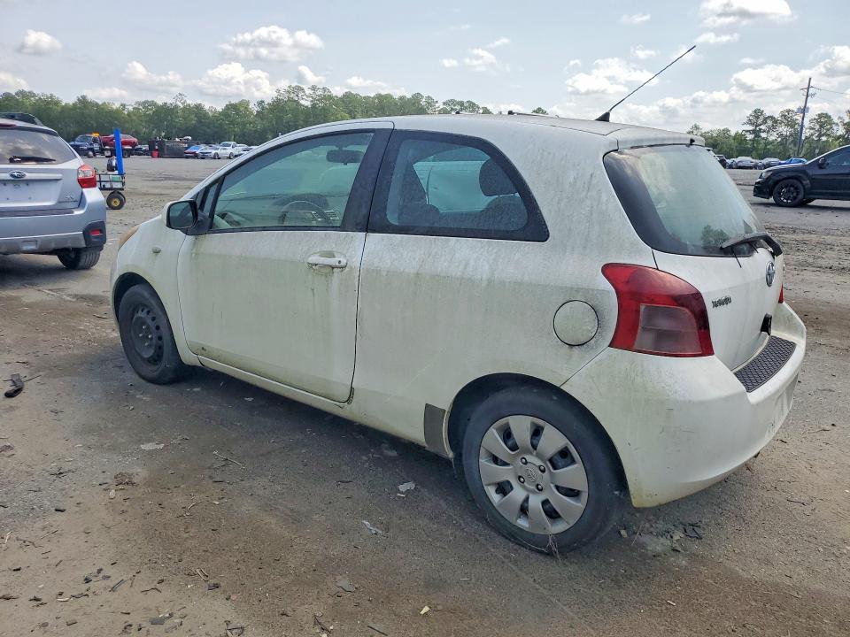 2007 Toyota Yaris VIN JTDJT903X75137499 COPART salvage auction — MECHANICAL, MT - CERTIFICATE OF TITLE, sold $625 on 2026-07-09 (photo 2)