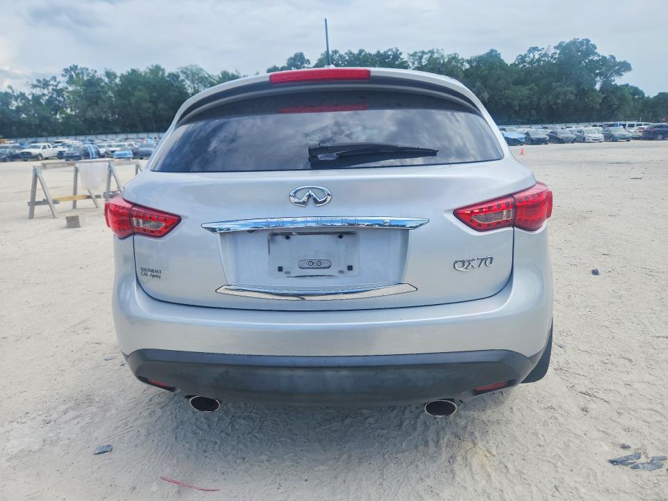 2014 Infiniti Qx70 VIN JN8CS1MU3EM451082 COPART salvage auction — FRONT END, Fl - Cert Of Title Slvg Rebuildable, sold $1,100 on 2026-07-07 (photo 6)