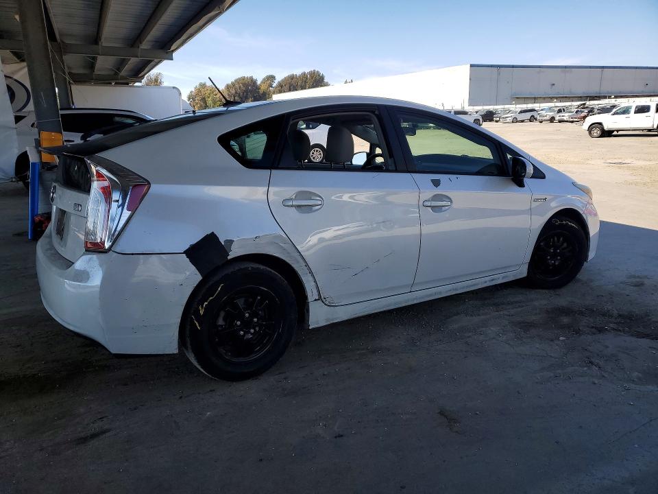 2012 Toyota VIN JTDKN3DU3C5411943 COPART salvage auction — VANDALISM, Ca - Salvage Certificate, sold $3,050 on 2026-07-14 (photo 3)