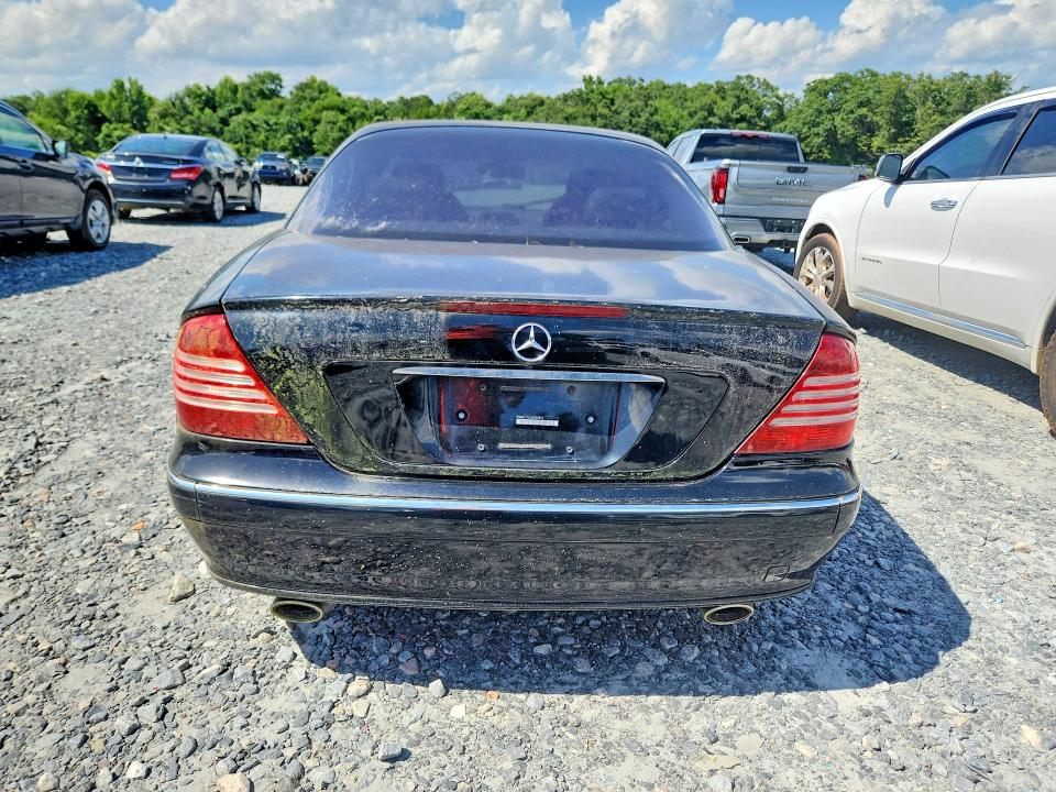 2003 Mercedes-benz Cl-class VIN WDBPJ75J03A033910 COPART salvage auction — MECHANICAL, Ga - Certificate Of Title, sold $675 on 2026-07-16 (photo 6)