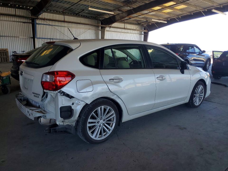 2014 Subaru Impreza VIN JF1GPAH66E8222212 COPART salvage auction — REAR END, Ca - Salvage Certificate, sold $3,850 on 2026-07-02 (photo 3)