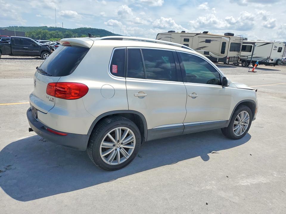 2015 Volkswagen Tiguan VIN WVGBV7AXXFW568983 COPART salvage auction — FRONT END, Ok - Cert Of Title-Salvage, sold $1,100 on 2026-07-31 (photo 3)