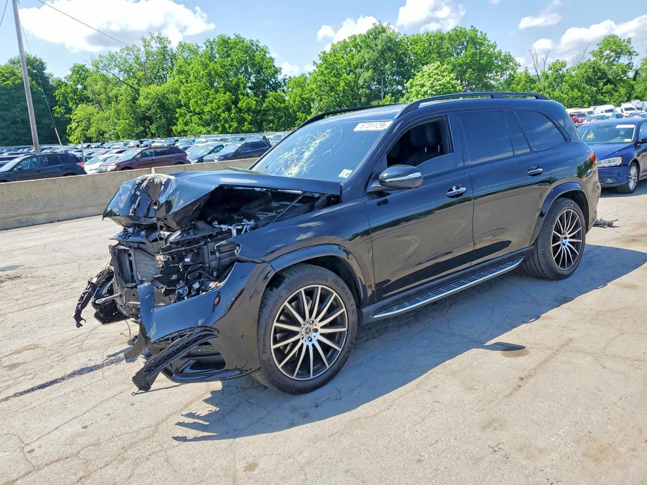 2025 Mercedes-Benz GLS-Class VIN 4JGFF5KE1SB327699 — COPART salvage auction photo