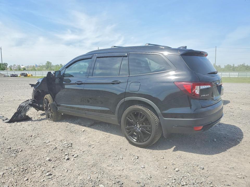2019 Honda Pilot VIN 5FNYF6H01KB506126 COPART salvage auction — SIDE, ON - PERMIT NO BRAND - UNFIT, sold $7,400 on 2026-09-01 (photo 2)