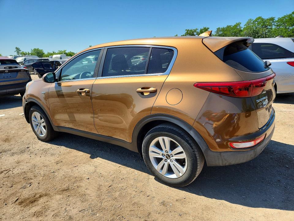 2017 Kia Sportage VIN KNDPMCAC1H7033248 COPART salvage auction — FRONT END, Va - Certificate Of Title, sold $1,900 on 2026-07-28 (photo 2)
