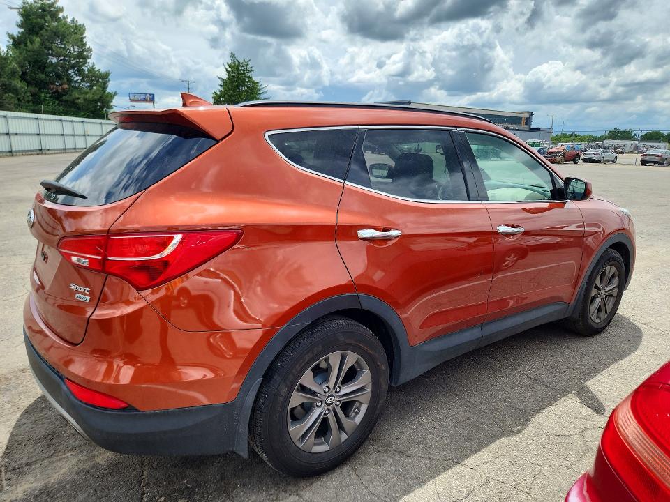2013 Hyundai Santa fe VIN 5XYZUDLB7DG008094 COPART salvage auction — SIDE, Oh - Cert Of Title-Salvage, sold $1,950 on 2026-07-10 (photo 3)
