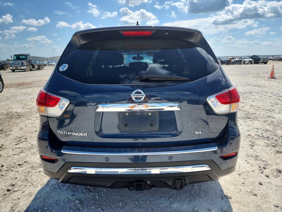 2016 Nissan Pathfinder VIN 5N1AR2MN0GC646168 COPART salvage auction — HAIL, Tx - Certificate Of Title, sold $1,250 on 2026-07-09 (photo 6)