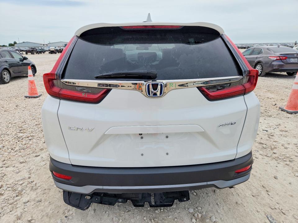 2021 Honda Cr-v VIN 7FART6H58ME013513 COPART salvage auction — UNDERCARRIAGE, Tx - Salvage Vehicle Title, sold $70 on 2026-07-09 (photo 6)