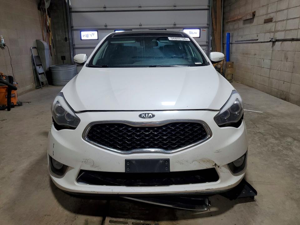 2014 Kia Cadenza VIN KNALN4D74E5129363 COPART salvage auction — UNDERCARRIAGE, Wv - Certificate Of Title, sold $1,000 on 2026-07-28 (photo 5)