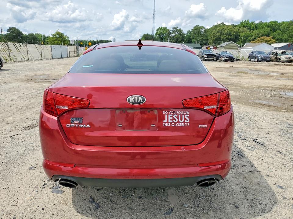 2013 Kia VIN 5XXGM4A76DG189358 COPART salvage auction — FRONT END, Md - Cert Of Salvage > 75% Damage, sold $325 on 2026-07-28 (photo 6)