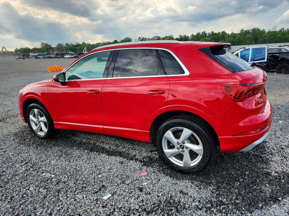 2022 Audi Q3 VIN WA1AUCF36N1149083 COPART salvage auction — ROOF, Nj - Cert Of Title-Salvage, sold $8,700 on 2026-07-31 (photo 2)