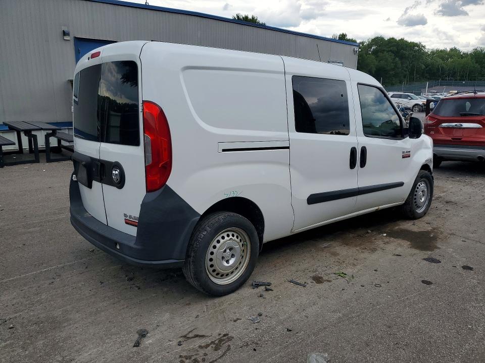 2016 Ram Promaster city VIN ZFBERFAT4G6C14249 COPART salvage auction — FRONT END, Pa - Certificate Of Salvage, sold $1,200 on 2026-07-22 (photo 3)