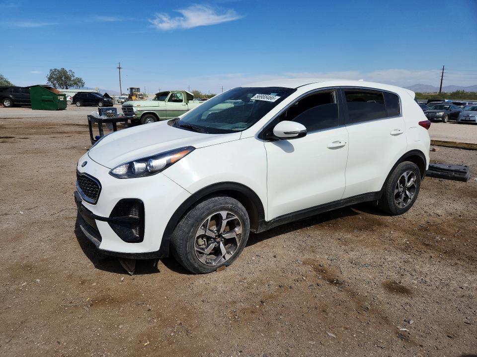2020 Kia Sportage VIN KNDPM3AC2L7795576 COPART salvage auction — VANDALISM, Az - Cert Of Title - Salvage, sold $5,599 on 2026-07-07 (photo 1)