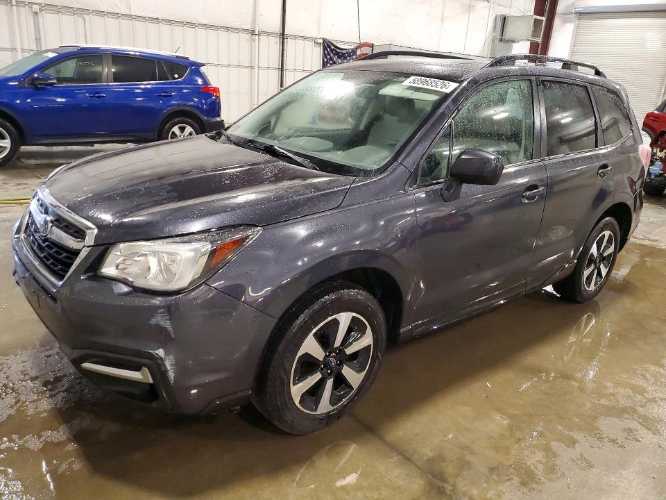 2018 Subaru Forester VIN JF2SJAEC2JH588096 COPART salvage auction — REAR END, Mn - Cert Of Title-Salvage, sold $1,200 on 2026-07-13 (photo 1)