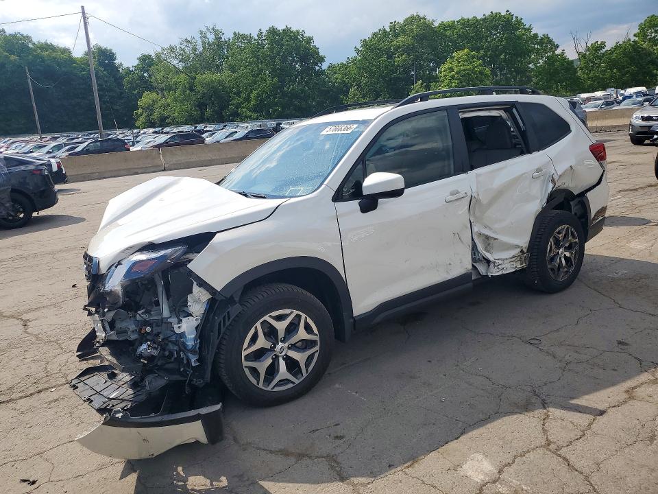 2023 Subaru Forester VIN JF2SKAEC7PH480773 COPART salvage auction — FRONT END, Ny - Mv-907A Salvage Certificate, sold $2,250 on 2026-07-09 (photo 1)