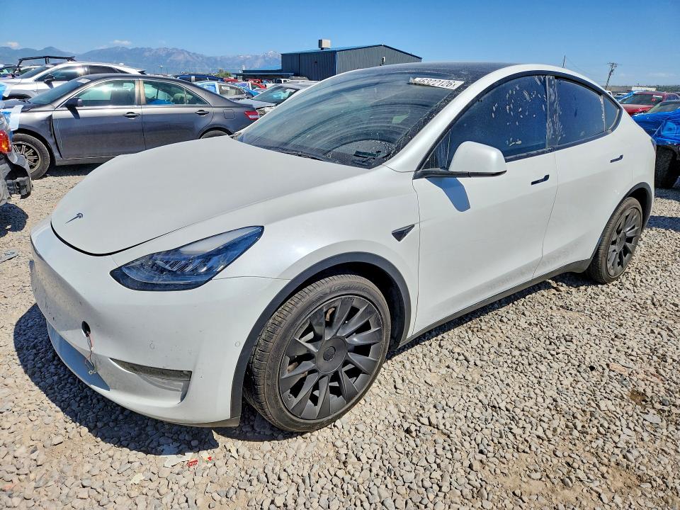 2021 Tesla Model y VIN 5YJYGDEE2MF278769 COPART salvage auction — FRONT END, Ut - Salvage Certificate, sold $9,200 on 2026-07-24 (photo 1)