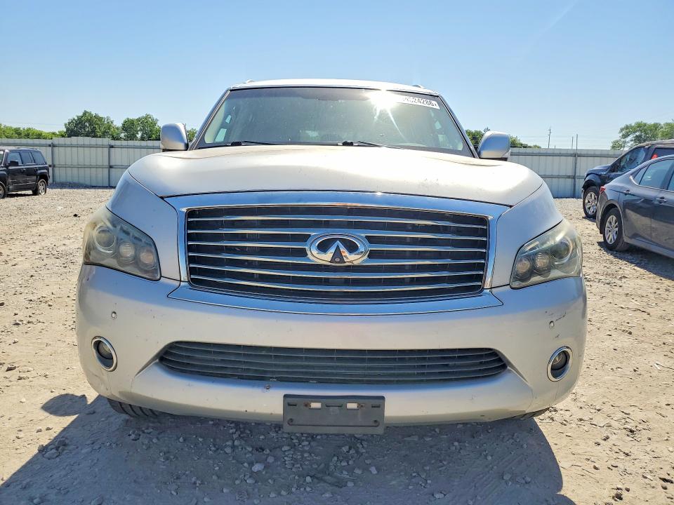 2012 Infiniti Qx56 VIN JN8AZ2NCXC9315563 COPART salvage auction — FRONT END, Oh - Certificate Of Title, sold $1,300 on 2026-07-10 (photo 5)