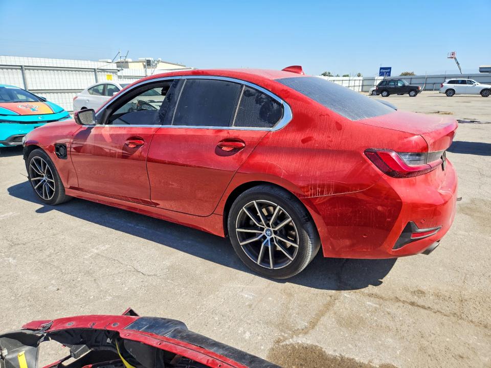 2022 BMW 3er VIN 3MW5P7J09N8C44037 COPART salvage auction — FRONT END, Ca - Salvage Certificate, sold $8,800 on 2026-08-21 (photo 2)