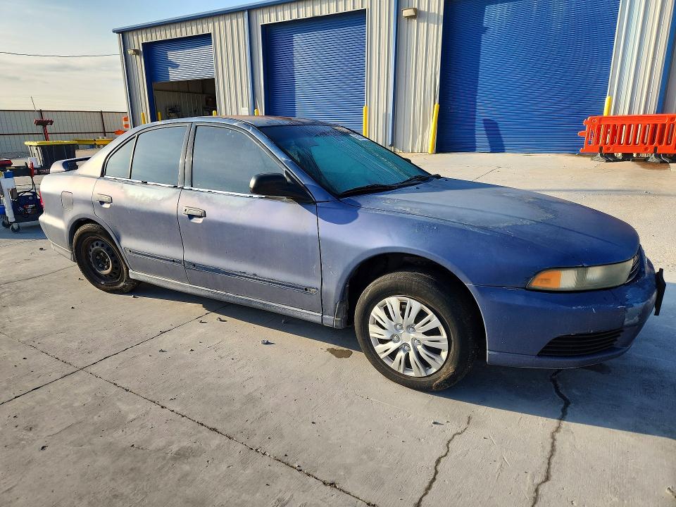 2002 Mitsubishi Galant VIN 4A3AA36G02E100285 COPART salvage auction — SIDE, Tx - Salvage Vehicle Title, sold $150 on 2026-07-10 (photo 4)
