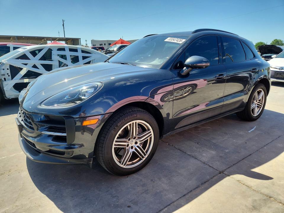 2021 Porsche Macan VIN WP1AA2A50MLB03879 COPART salvage auction — FRONT END, Tx - Salvage Vehicle Title, sold $19,300 on 2026-07-20 (photo 1)