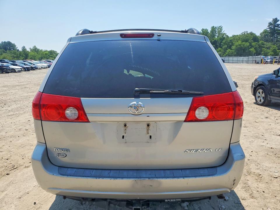 2006 Toyota Sienna VIN 5TDZA23C56S447743 COPART salvage auction — FRONT END, Ma - Cert Of Title-Parts Only Salva, sold $925 on 2026-07-20 (photo 6)