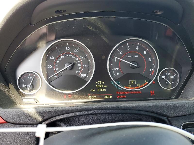 2014 BMW VIN WBA3C1C50EK117524 COPART salvage auction — REAR END, Ca - Salvage Certificate, sold $2,750 on 2026-07-09 (photo 9)