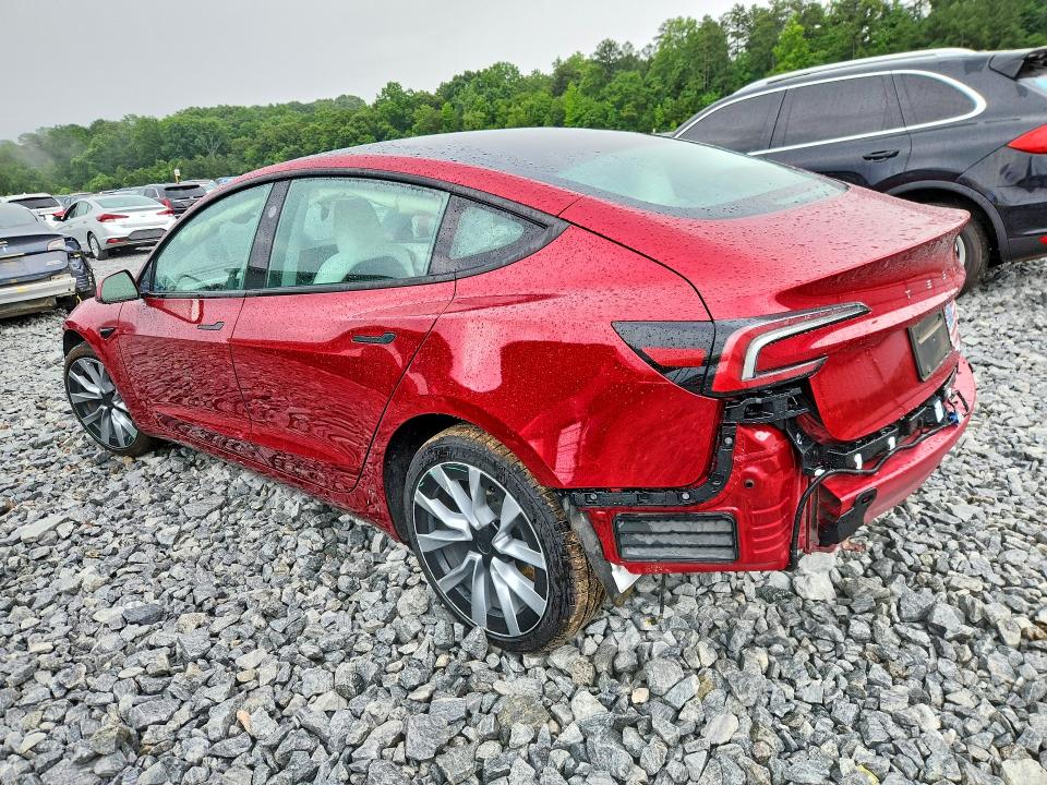 2025 Tesla Model 3 VIN 5YJ3E1EA9SF041012 COPART salvage auction — FRONT END, Ga - Cert Of Title-Salvage, sold $5,500 on 2026-07-23 (photo 2)