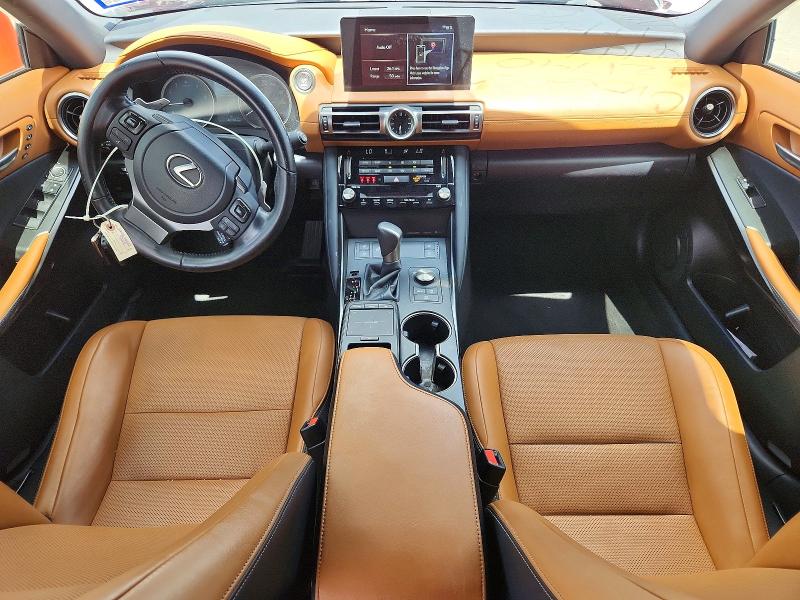 2022 Lexus Is VIN JTHDA1D26N5121740 COPART salvage auction — FRONT END, Tx - Salvage Vehicle Title, sold $3,650 on 2026-07-23 (photo 8)