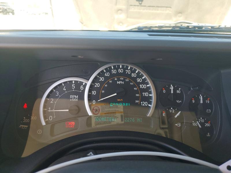 2005 Hummer H2 VIN 5GRGN23U25H101204 COPART salvage auction — REAR END, Ca - Salvage Certificate, sold $14,300 on 2026-07-14 (photo 9)
