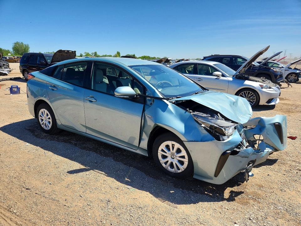 2021 Toyota VIN JTDKAMFU4M3143612 COPART salvage auction — FRONT END, Il - Salvage Certificate, sold $825 on 2026-07-28 (photo 4)