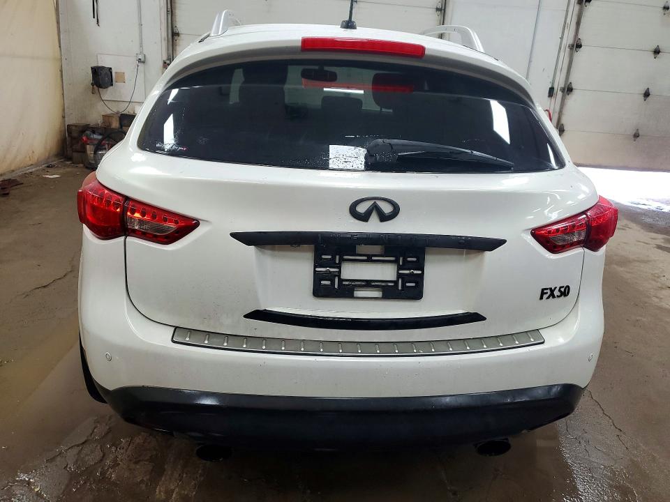 2011 Infiniti Fx VIN JN8BS1MW8BM760040 COPART salvage auction — REAR END, Mi - Certificate Of Title, sold $350 on 2026-07-29 (photo 6)