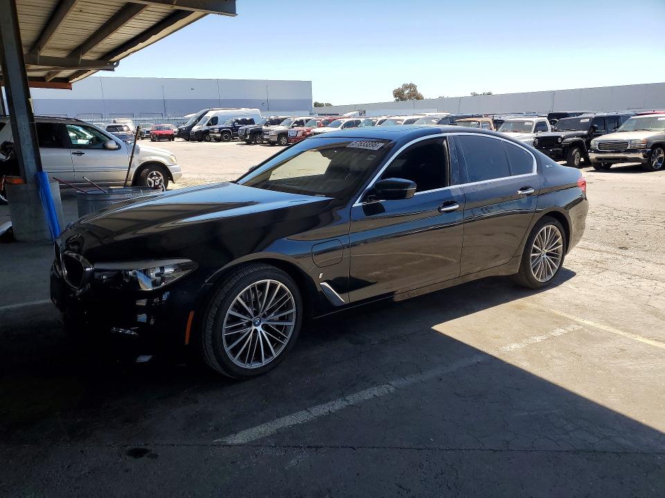 2018 BMW 5er VIN WBAJA9C54JB250406 COPART salvage auction — FRONT END, Ca - Salvage Certificate, sold $7,700 on 2026-07-09 (photo 1)