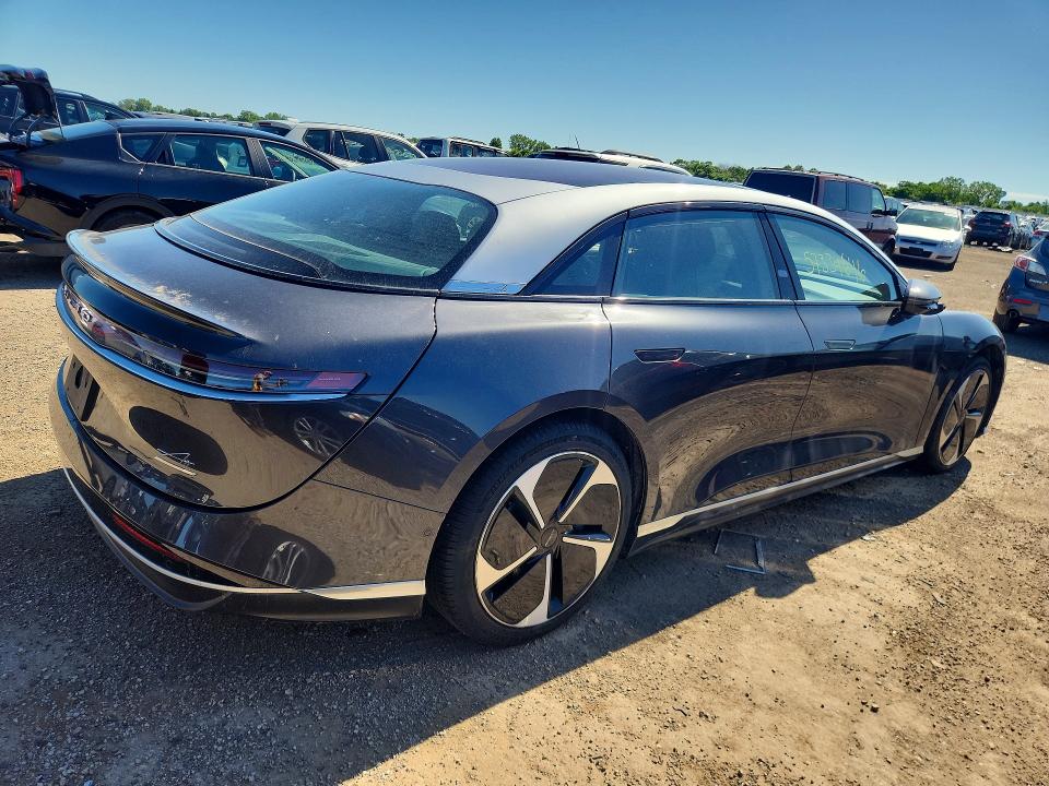 2023 Lucid Air VIN 50EA1TEA5PA005814 COPART salvage auction — FRONT END, Il - Salvage Certificate, sold $16,200 on 2026-07-21 (photo 3)